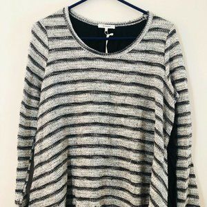 Anthropologie PLEIONE Black & Gray Tunic XS/S